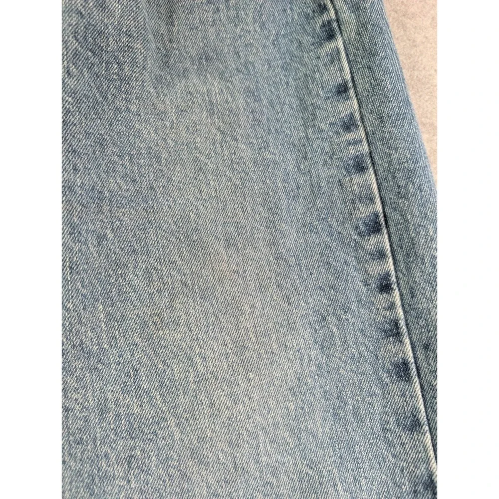 Levi's 505 Jeans Mens 38x32 Blue Denim Regular Fit Straight Leg Light Wash